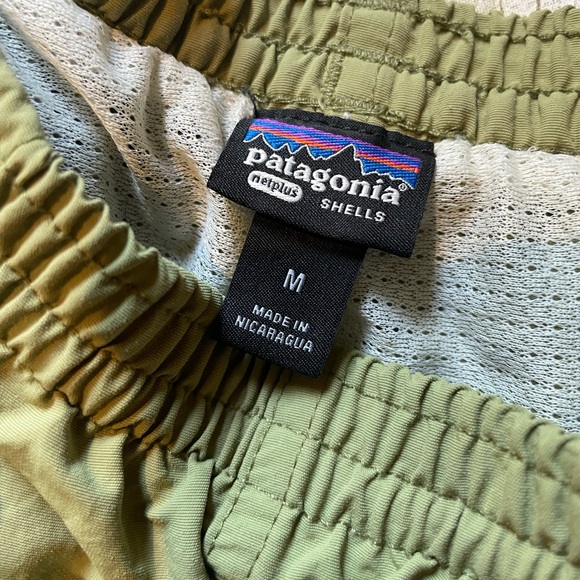 Patagonia Baggies in Buckhorn Green Shorts Netplus shell M - Picture 2 of 16